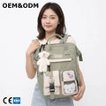 3300 F Exclusive Sophisticated Water-Resistant Premium Nylon Zipper Travel Daypack Backpack for Commute Study College Student
