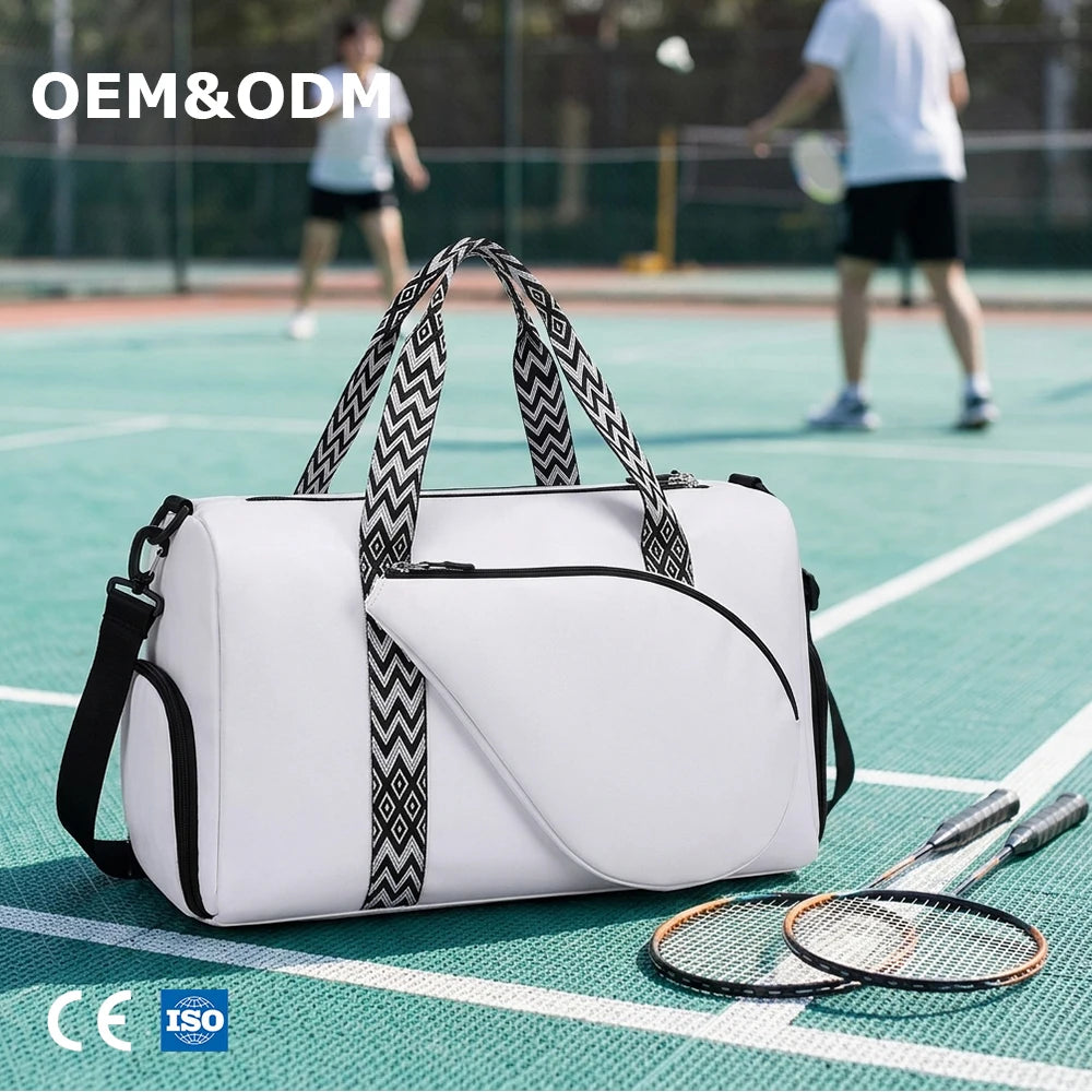 3325 I Nylon Sport Racket Backpack Badminton Tennis Bag Large Capacity Water Resistant Adjustable Strap Wholesale Duffel Bag