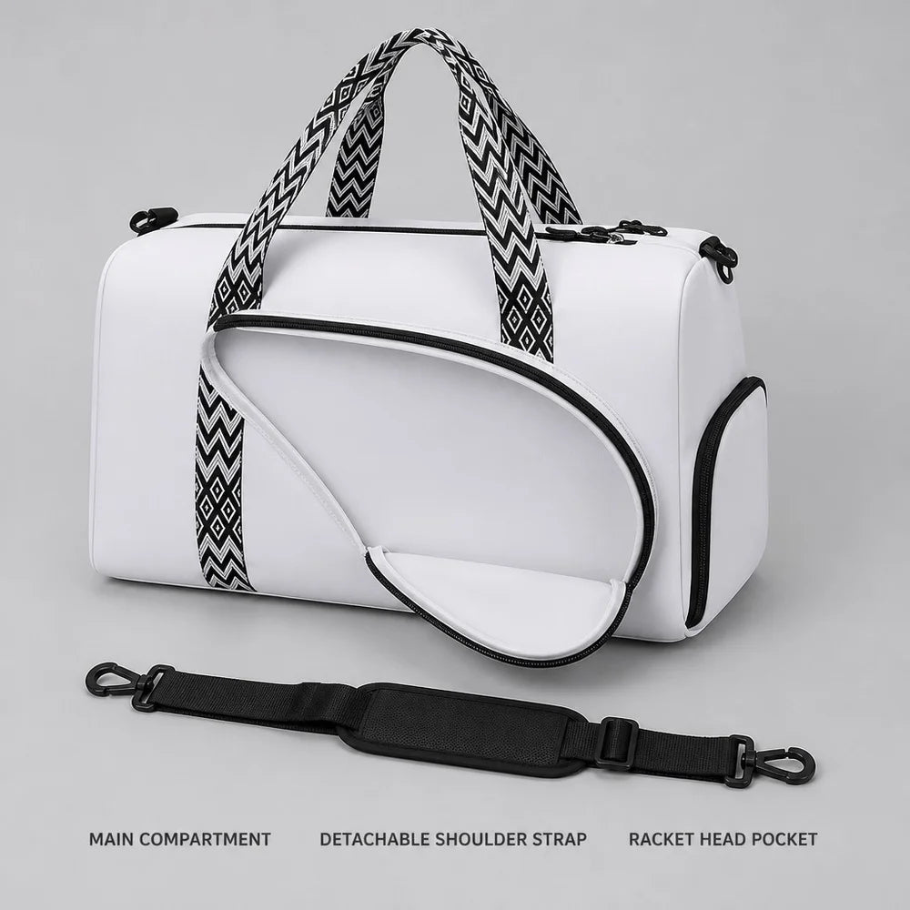 3325 I Nylon Sport Racket Backpack Badminton Tennis Bag Large Capacity Water Resistant Adjustable Strap Wholesale Duffel Bag