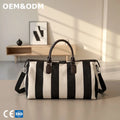 3348 B Canvas Travel Duffel Bag Large Capacity Handheld Shoulder Design Durable Weekend Luggage Bag for Men and Women