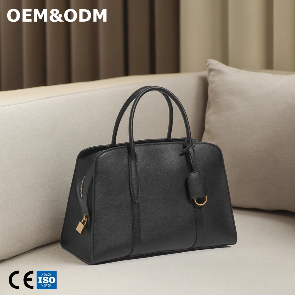 3405 J Fashion Design Luxury Casual Women's Geometric Tote Bags PU Vegan Leather Shoulder Bag Polyester Lining for Women