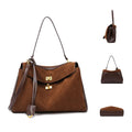 7251 -3 2025 Custom Casual Style Women's Wallet Card Holder Tote Bag Two Flap Cheap Chinese Cosmetic Purse Ladies Shoulder Bags