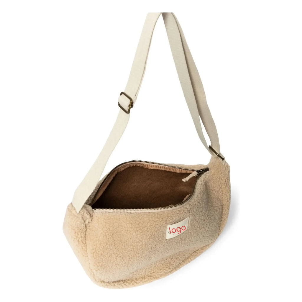 Adjustable Sherpa Cozy Plush Soft Zipper Shoulder Bag Winter Travel Crossbody Waist Pack Teddy Fleece Belt Bag for Women