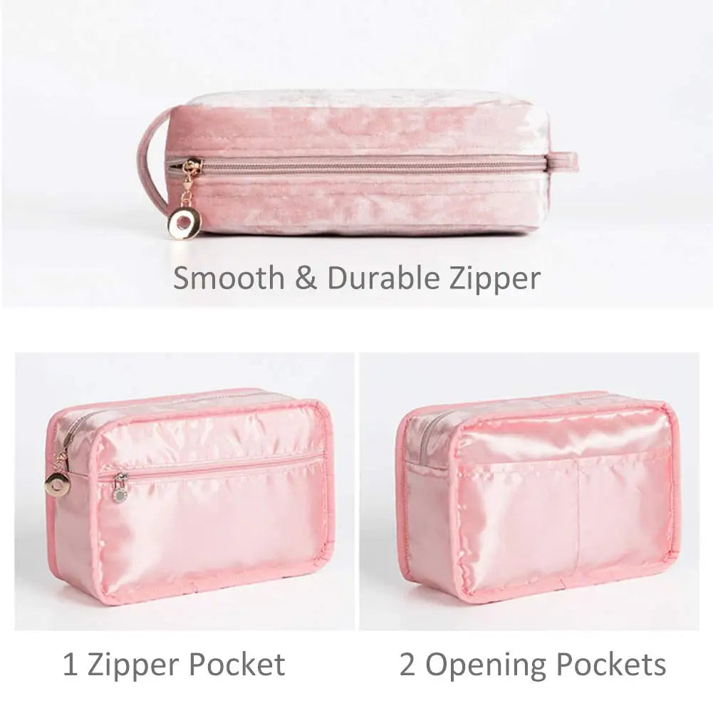 African Beauty Portable Large Storage Travel Makeup Cosmetic Bag Packaging with Zip