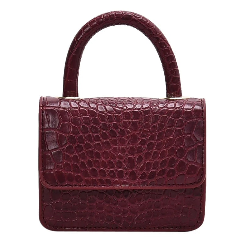 Angedanlia Fashion Small square Pu Leather crocodile Pattern 2020 New Arrivals Women Messenger Luxury Cross Body Bag
