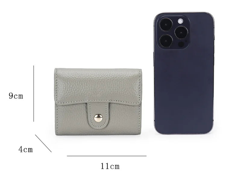 Anti-theft RFID Card Bags Wallet Men's and Women's Genuine Leather Purse Card case Soft Cowhide Organ Card Holder OEM ODM