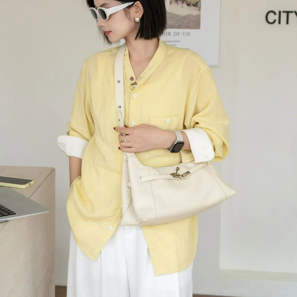 Best Selling Genuine Leather Women's Handbags Wholesale Soft Cowhide Ladies Shoulder Bags and Underarm Bags