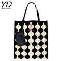 Bohemian Crochet Women Shoulder Bags Granny Square Knitted Handbags