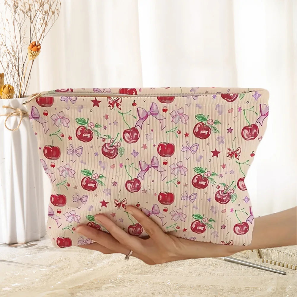 Branded Handed Beautiful Mini Bags Carry All Nylon Makeup Toiletry Travel Bag New 2023