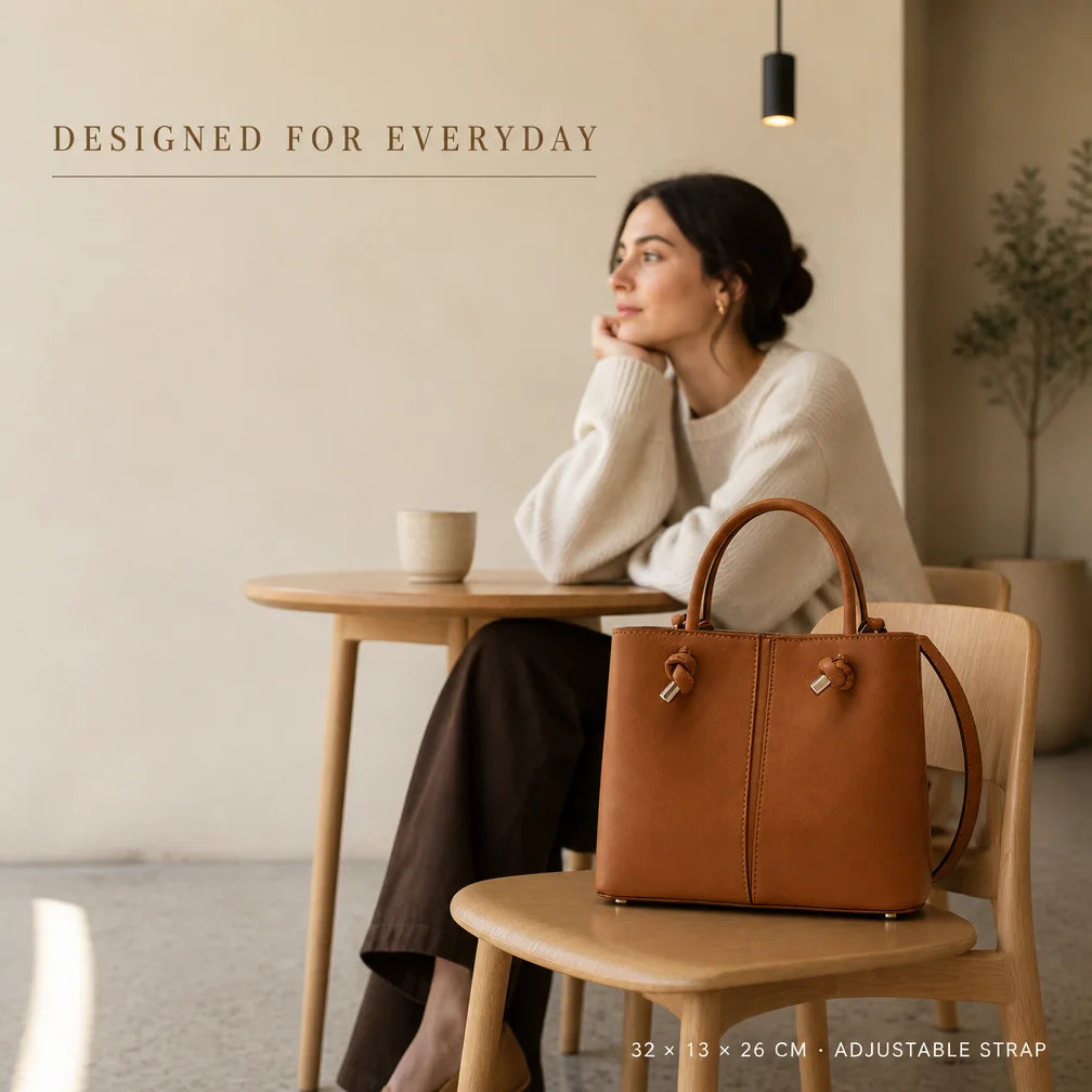 Bucket Bag Custom Logo Minimalist for Women Vegan Leather Knot Handle Shoulder Crossbody Handbag OEM Private Label Manufacturer