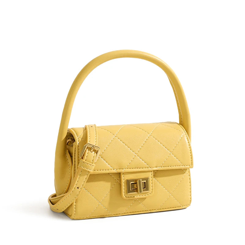 Casual Small Fragrance and Tender pink Diamond Handbag Women's 2022 New Shoulder Bag