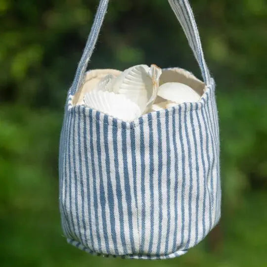 Charming Classic Red Gingham Pattern Perfect Blend Functionality Use Cotton Duck Canvas Small Tote Bag with Scalloped Edges