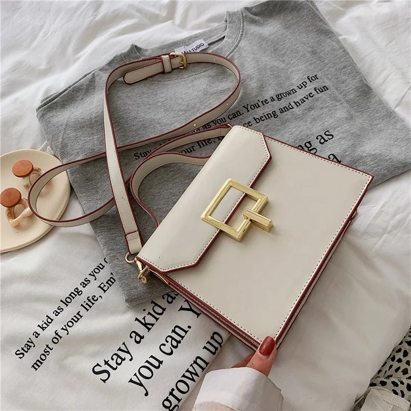 China Manufacturer Portable Elegant Party PU Leather Messenger Handbag