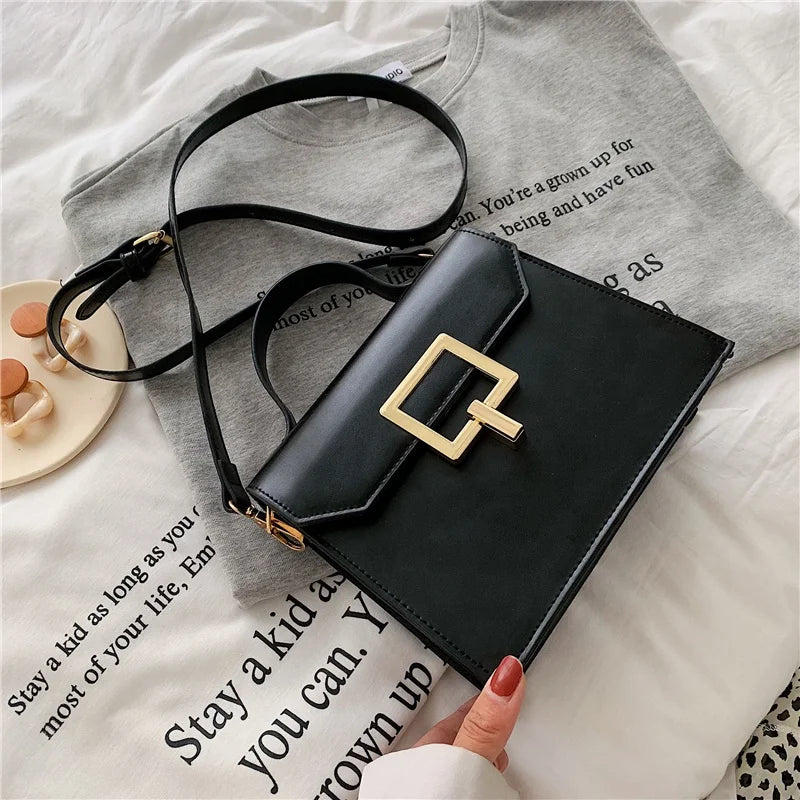 China Manufacturer Portable Elegant Party PU Leather Messenger Handbag