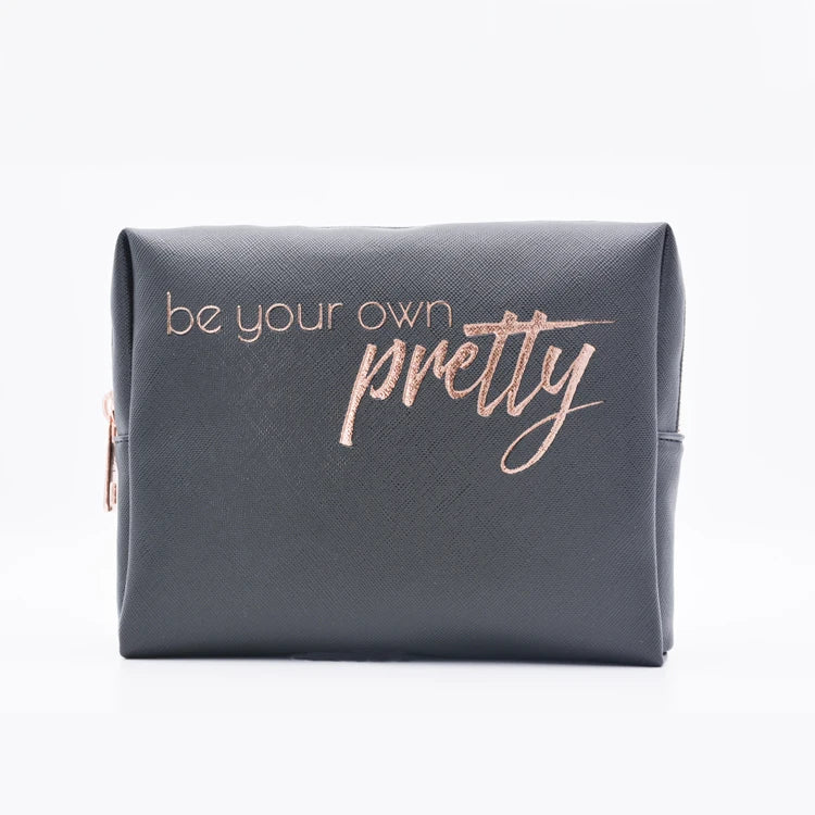 Cosmetic Bag Girls Travel Pouch Custom Zipper Accessories Organizer logo