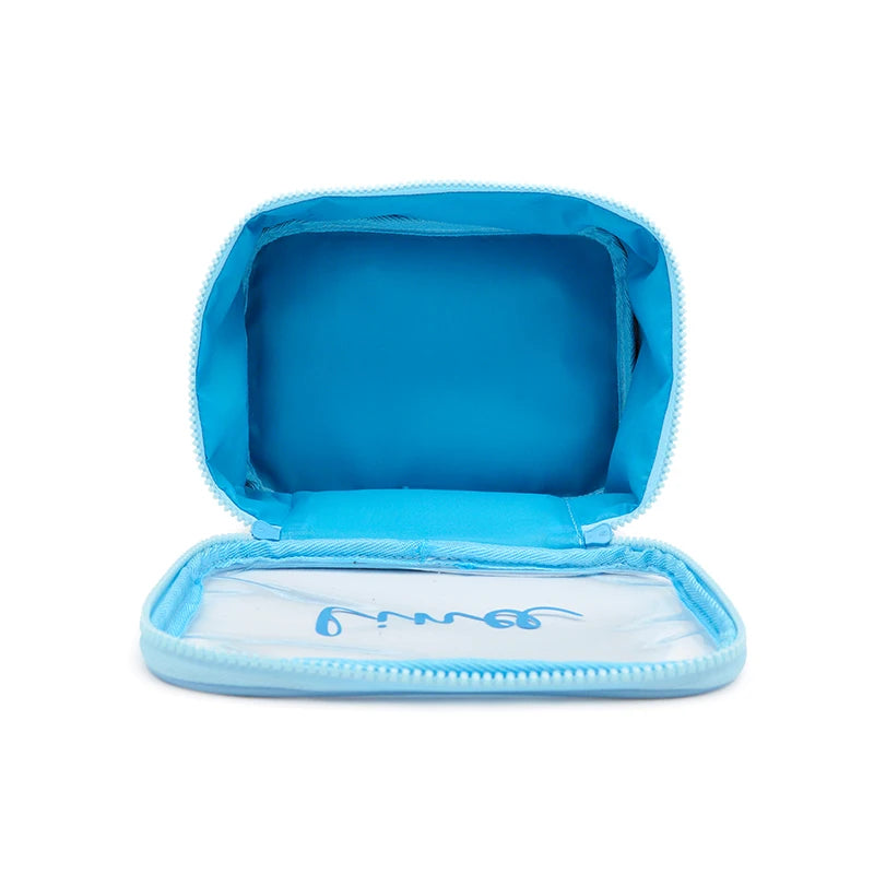 Cosmetic Pouch Pvc Transparent Makeup Bag clear Cosmetic Packaging with Zipper Skincare
