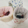 Cotton Furry Personal Designed Cutest Makeup Organizer Basket With Customized logo Toiletry Cosmetic Bag