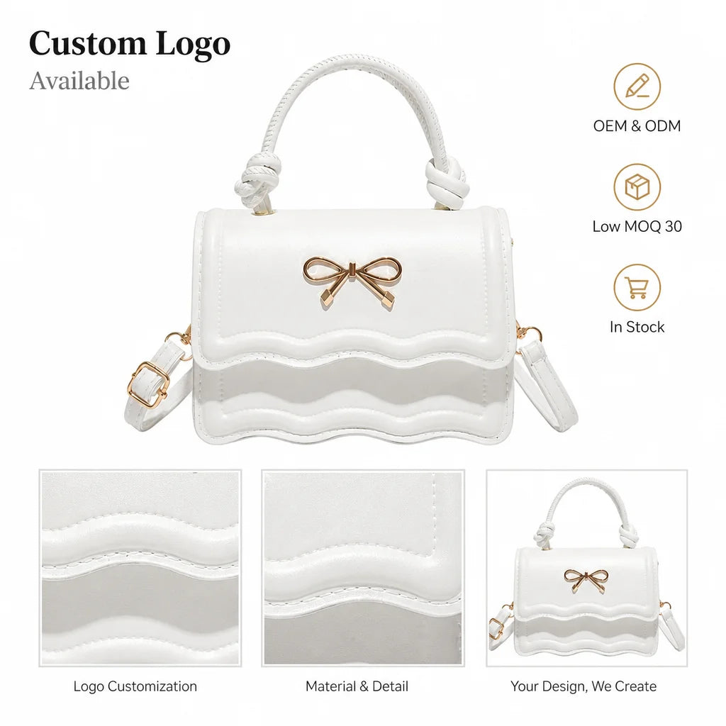 Crossbody Series Korean Style Minimal Lightweight PU Small Crossbody Bag for Women Custom Logo Low MOQ Ready to Ship