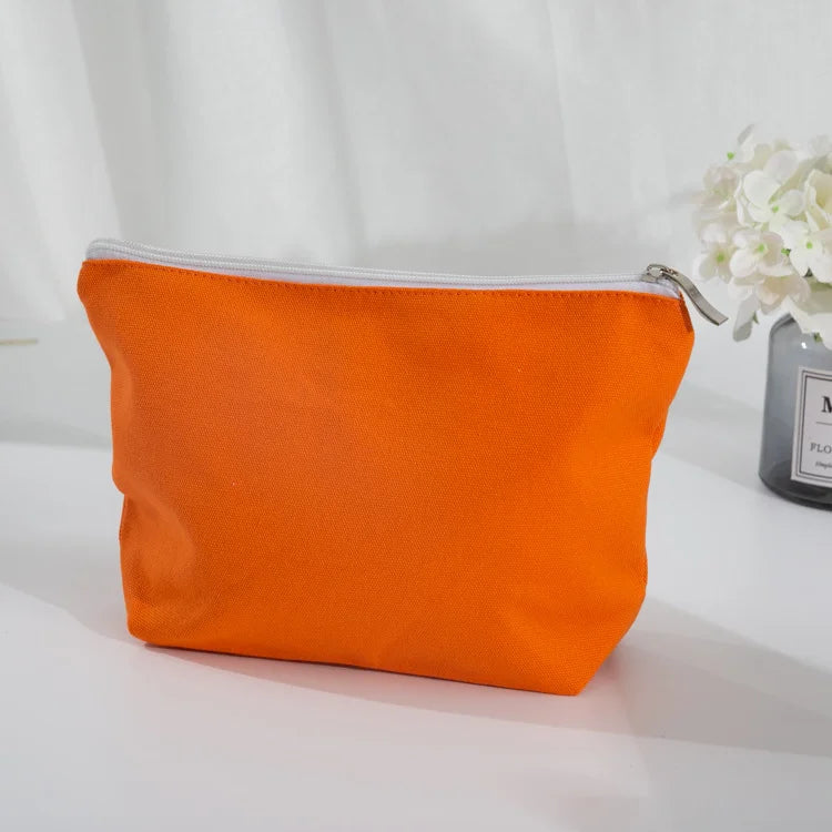 Custom Canvas Mini Makeup Travel Pouch Set Bag Small Cosmetic Bags