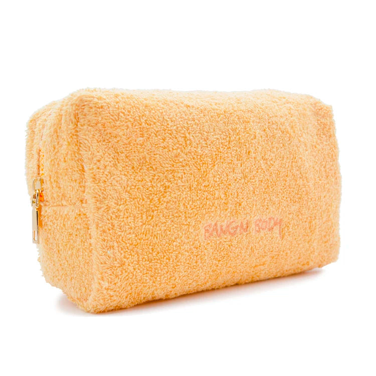 Custom Cute Cosmetic Bag Towel White Make up Pouches Zipper Pouch for School Girls