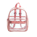 Custom Design Quality Clear Children School Bags Transparent PVC Fashion Women Backpack