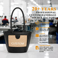 Custom Leather Straw Panel Tote Bag Women Mixed Material Woven Raffia Inlay Bucket Handbag Summer Shoulder Bag OEM Factory