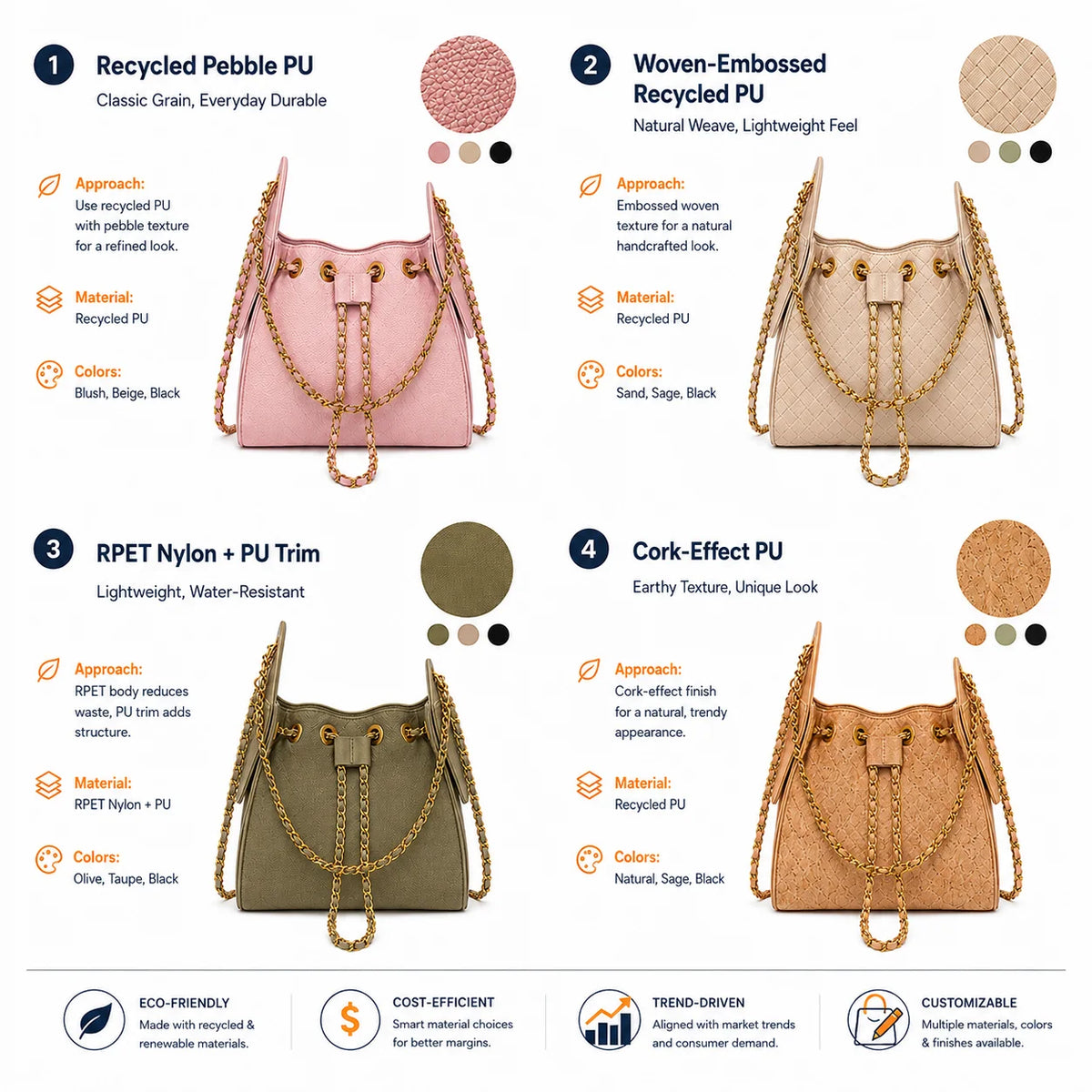Custom Logo Quilted Drawstring Bucket Bag Metal Chain Shoulder Handbag Macaron Pink Diamond Lattice Purse OEM Wholesale