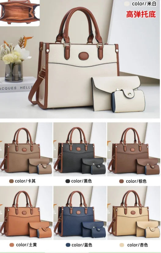 Custom Made Women's PU Leather Casual Tote Shoulder Bag Chain Strap Waterproof Zipper Closure Polyester Luxury Fashion Design