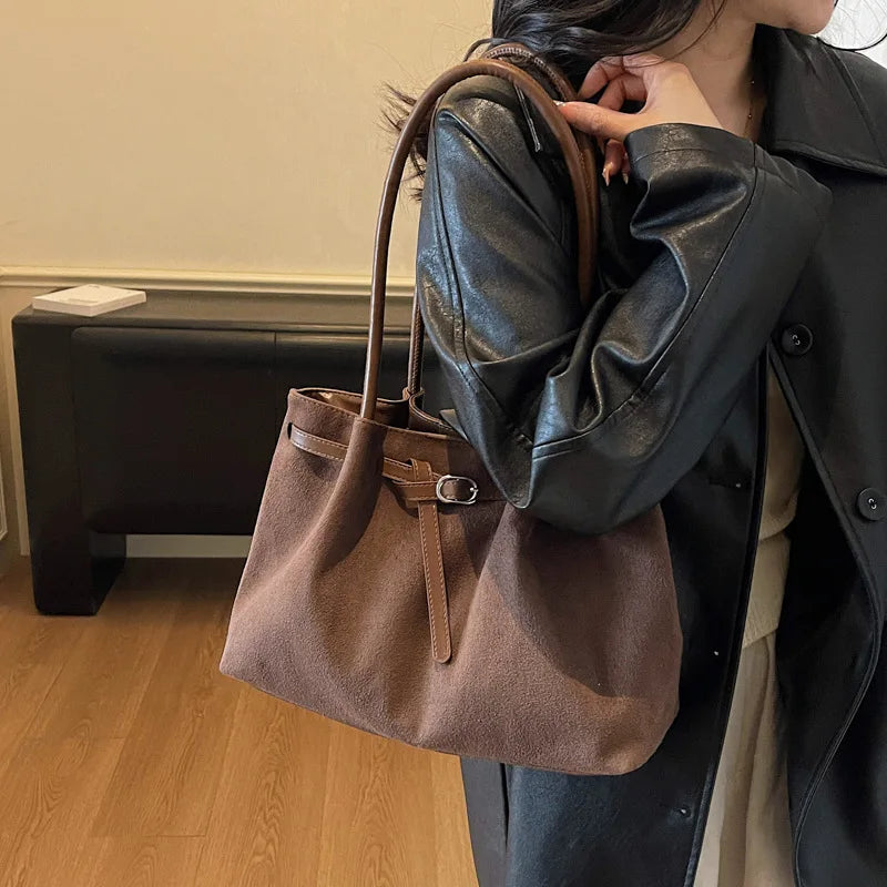 Custom OEM Women PU Waterproof Underarm Bag Vintage Frosted Shoulder Handbag Ladies Tote Wholesale