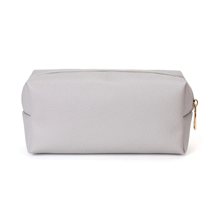 Custom Printed Pu Large Cosmetic Travel Storage Multi Pouch Makeup Bag