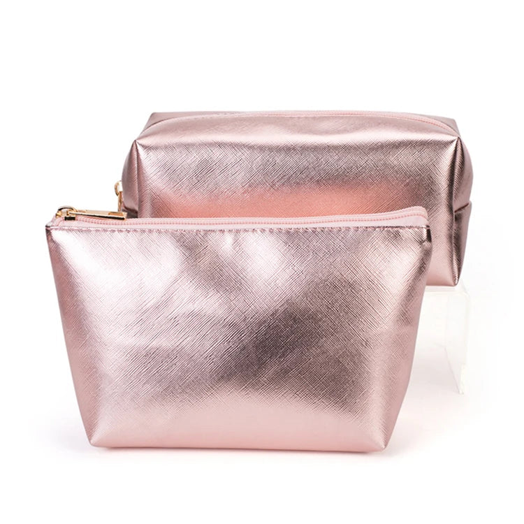 Custom Printed Pu Large Cosmetic Travel Storage Multi Pouch Makeup Bag