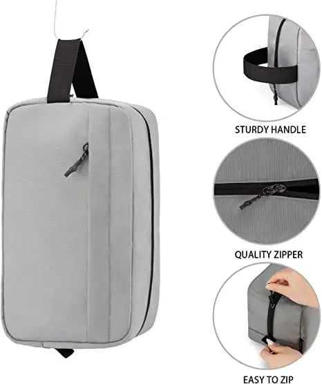 Custom Size Nylon Waterproof Outdoor Men Travel Portable Wet Dry Separation Wash Bag