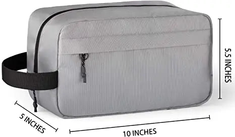Custom Size Nylon Waterproof Outdoor Men Travel Portable Wet Dry Separation Wash Bag