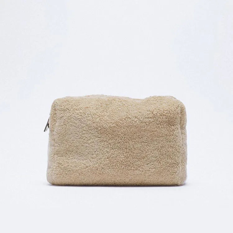 Custom Travel Size Mini Large Makeup Pouch Private Label Double Layer Tote with Cosmetic Bag logo