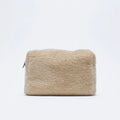 Custom Travel Size Mini Large Makeup Pouch Private Label Double Layer Tote with Cosmetic Bag logo