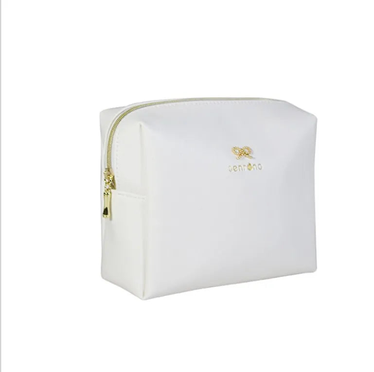 Custom logo Private Label Small pink PU Travel Makeup Bag Cosmetic Bag
