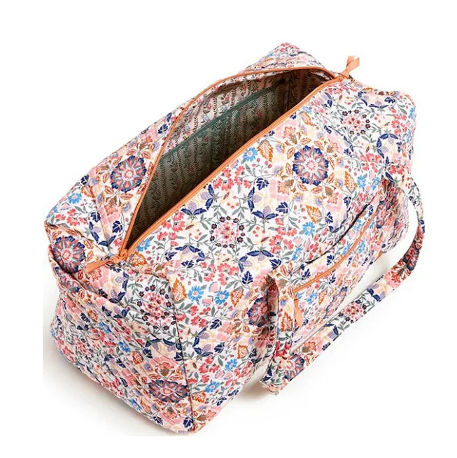 Customization Pattern Duffel Bag Women Quilting Luggage Bags Large Package Travel Duffle Bag with Detachable Shoulder Strap