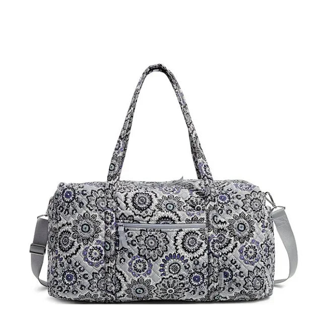 Customization Pattern Duffel Bag Women Quilting Luggage Bags Large Package Travel Duffle Bag with Detachable Shoulder Strap