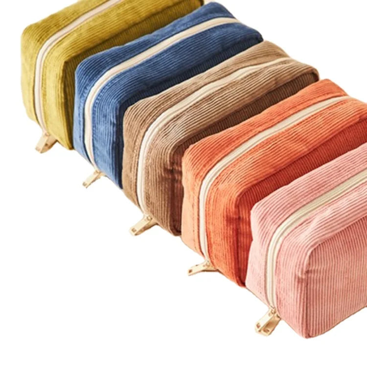 Customized Eco Cute Beauty Luxury Toiletry Kit Travel Makeup Pouch Bag Cosmetic Canvas Organic