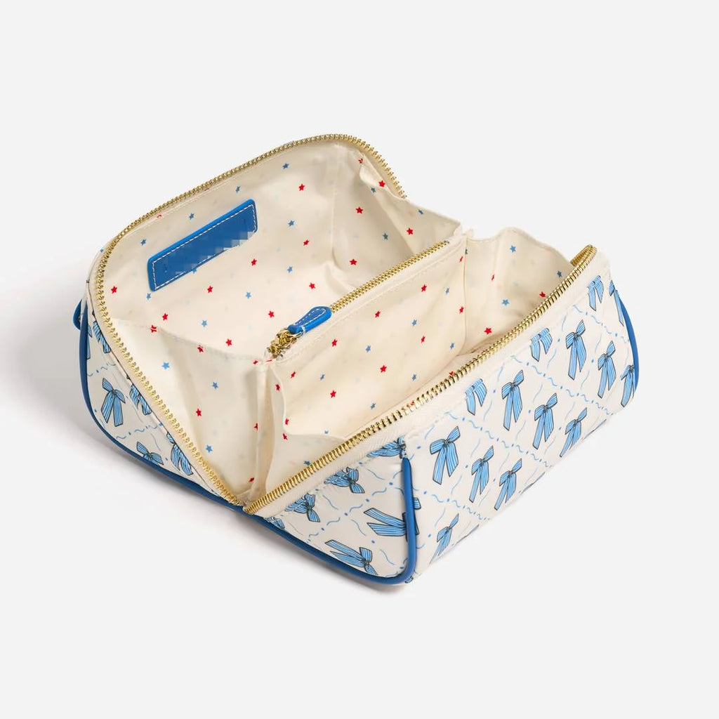 Customized Fabric Jewelry Bag Travel Accessories Pouch Waterproof Lay Flat Pouch