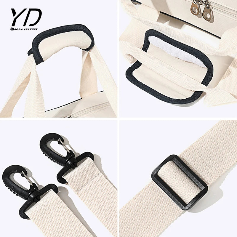 Customized Fashionable Female Tennis Tote Bag Portable Racket Bag