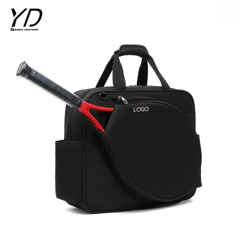 Customized Fashionable Female Tennis Tote Bag Portable Racket Bag