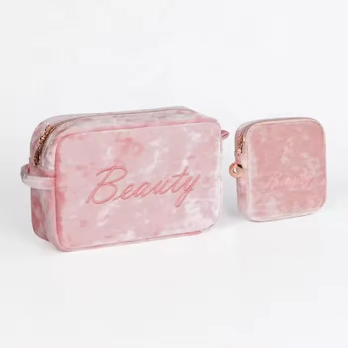 Cute Pouches Polyester Cosmetic Makeup Bag Unique Custom logo Design