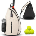 Durable Oxford Polyester Unisex Badminton Bag Indoor Sports Training Single-shoulder Tennis Bag Pickleball Backpack Crossbody