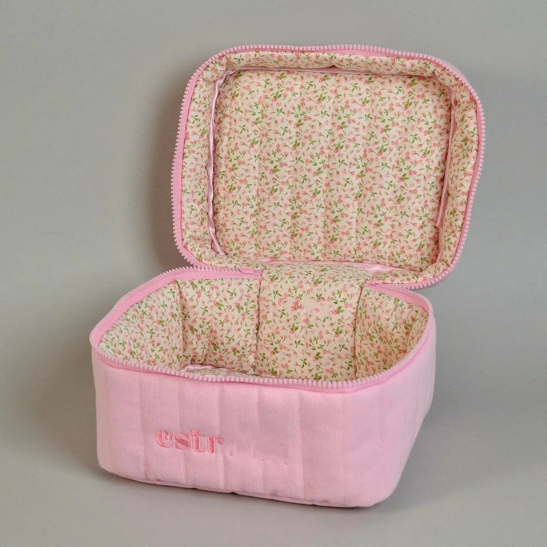 Eco Friendly Girls Beautiful Cute Mini Travel Makeup Dance Cosmetic Bag Set Waterproof
