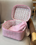Eco Friendly Girls Beautiful Cute Mini Travel Makeup Dance Cosmetic Bag Set Waterproof