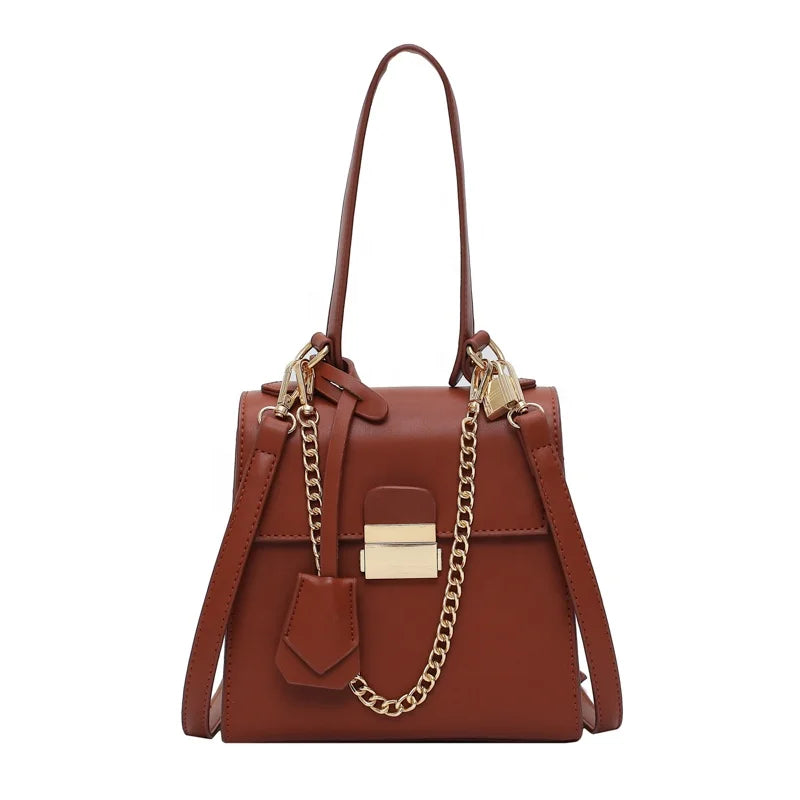 European Hotsale Small Size Portable Lightweight Tassel Handbag With Chain