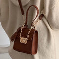 European Hotsale Small Size Portable Lightweight Tassel Handbag With Chain