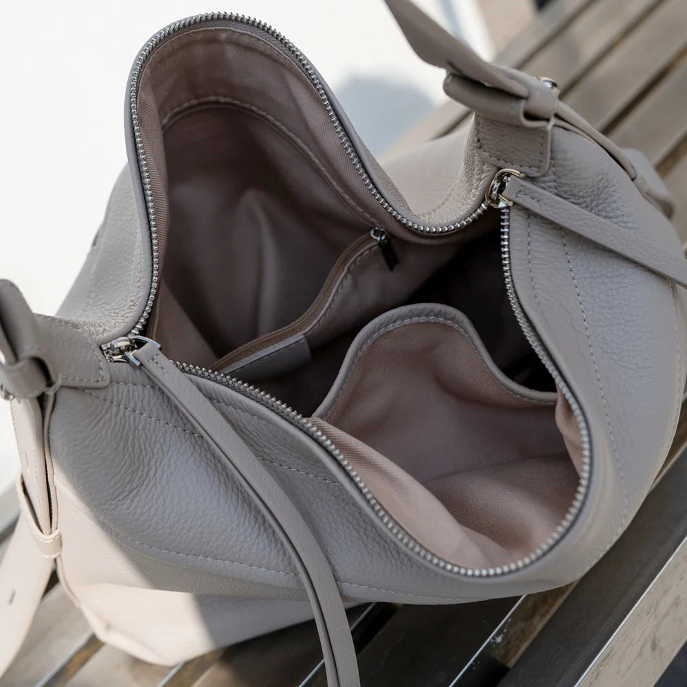 European Style Genuine Leather Ladies' Bags Casual Fashion High Quality Cowhide Women's Shoulder Bags Crossbody Bags