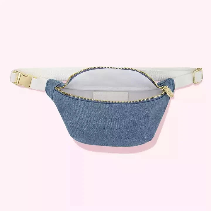 Factory Customized Chenille Patch Fanny Pack Outdoor Running Sports Waist Bag
